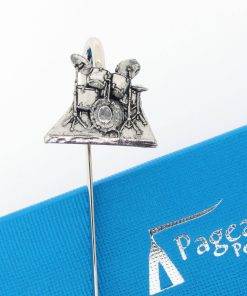 Drumkit Pewter Bookmark
