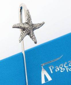 Starfish Pewter Bookmark