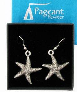 Starfish Pewter Earrings