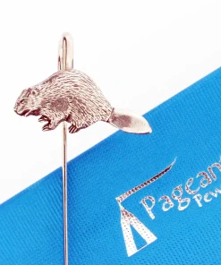 Beaver Pewter Bookmark